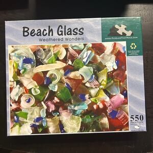 Beach Glass weathered Wonders 550 Piece Puzzle 18" x 24"